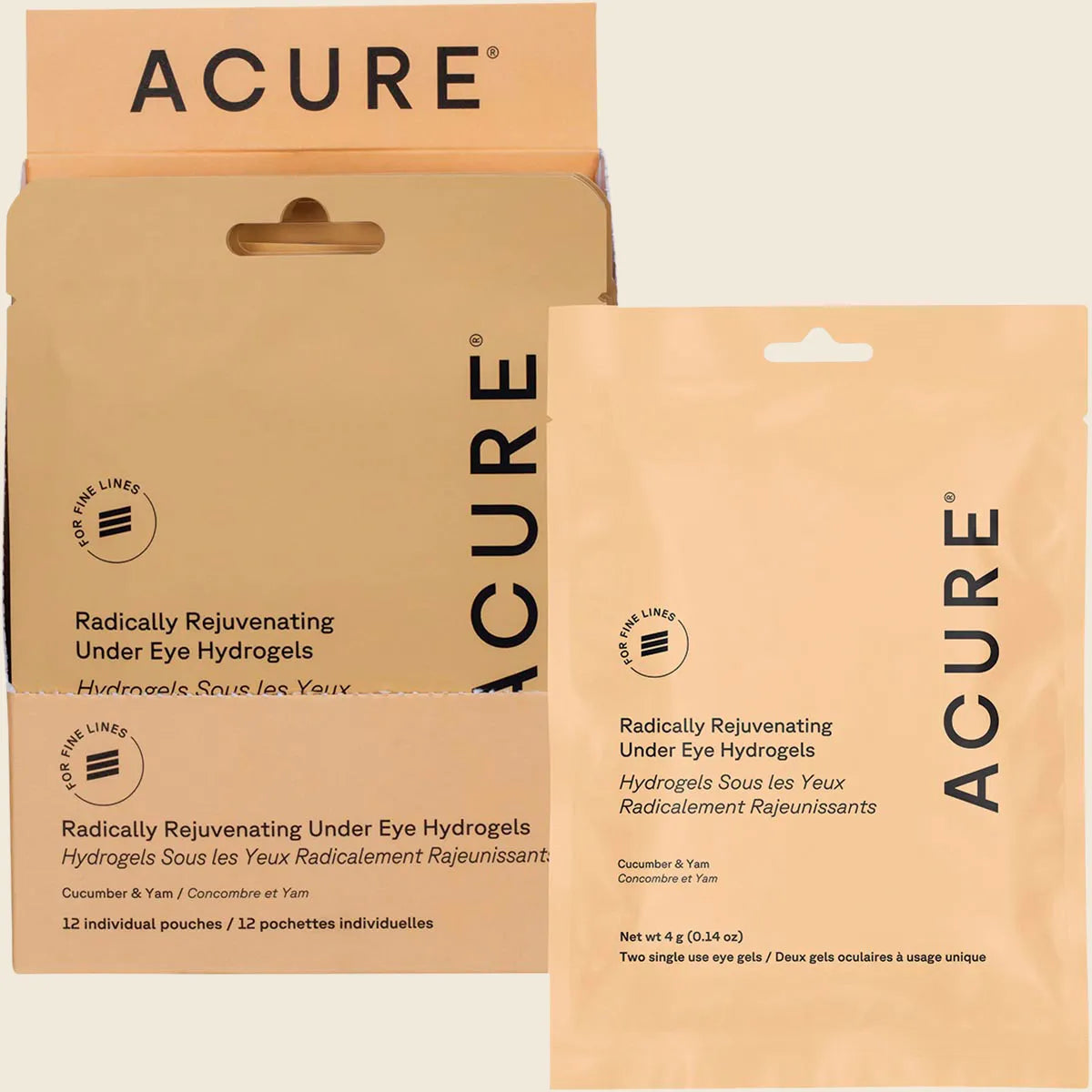 Acure Radically Rejuvenating Under Eye Hydrogels 4g