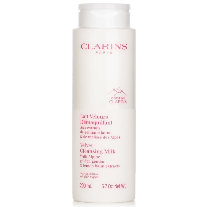 クラランス ベルベット クレンジング ミルク アルペンゴールデンゲンチアナ＆レモンバームエキス 200ml/6.7oz