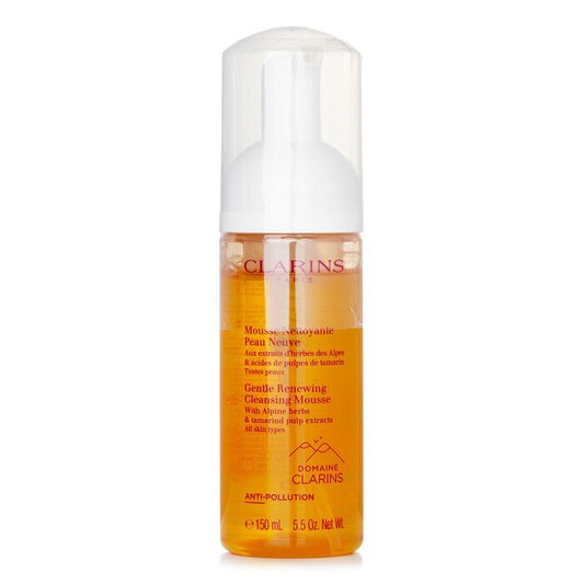 クラランス ジェントル リニューイング クレンジング ムース アルパインハーブ＆タマリンドパルプエキス配合 150ml/5.5oz
