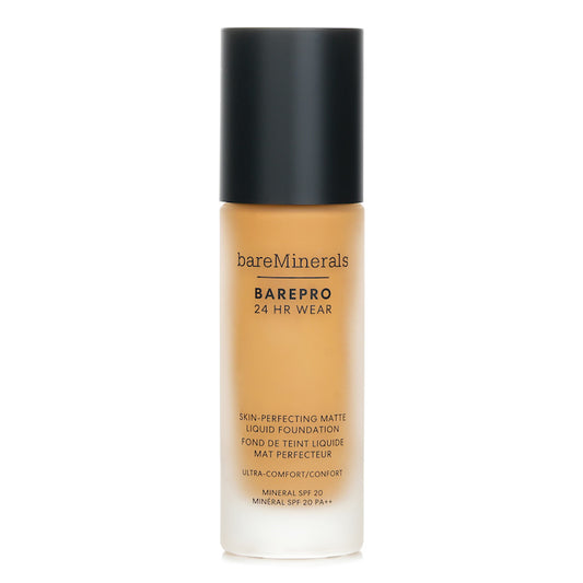 ベアミネラルズ BAREPRO 24時間キープ スキンパーフェクティング マット リキッド ファンデーション ミネラル SPF 20 - #ミディアム 35 ウォーム 30ml/1oz