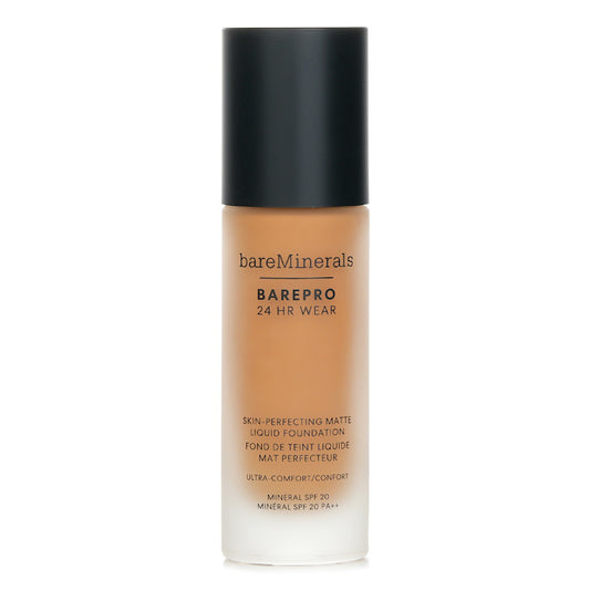 ベアミネラルズ BAREPRO 24時間キープ スキンパーフェクティング マット リキッド ファンデーション ミネラル SPF 20 - #ミディアム 37 ウォーム 30ml/1oz