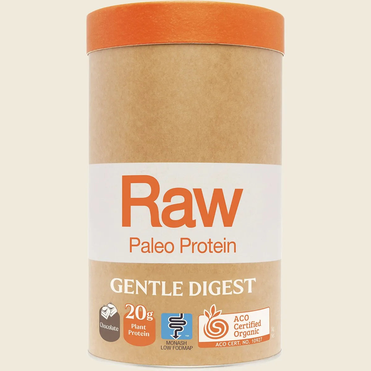 Amazonia Raw Protein Organic Paleo Gentle Digest Chocolate 1kg