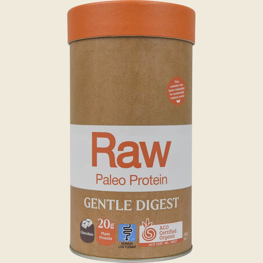 Amazonia Raw Protein Organic Paleo Gentle Digest Chocolate 500g