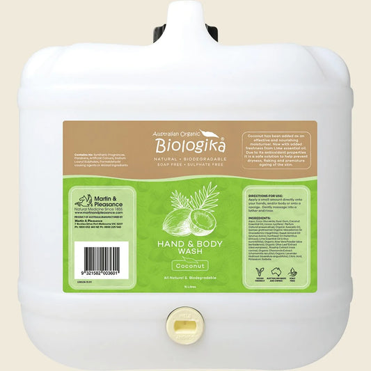 Biologika Hand & Body Wash (Bulk) Everyday Coconut 15000ml