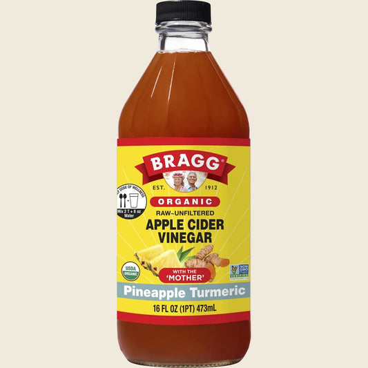 Bragg Apple Cider Vinegar Pineapple Turmeric 473ml
