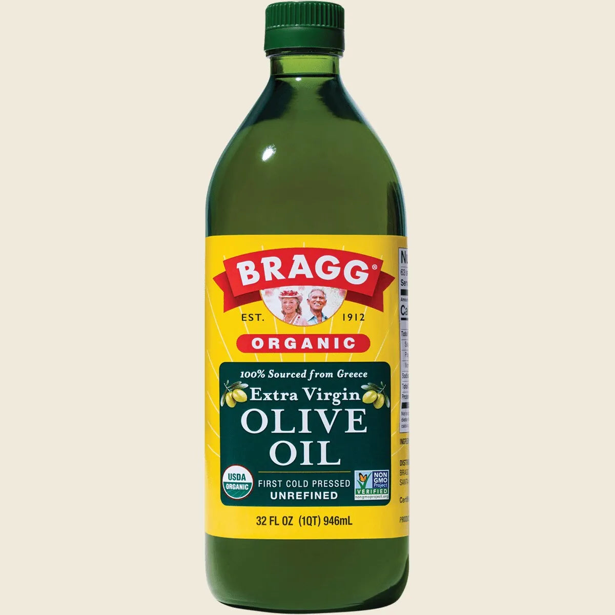 ブラッグ エキストラバージン オリーブオイル 未精製 946ml