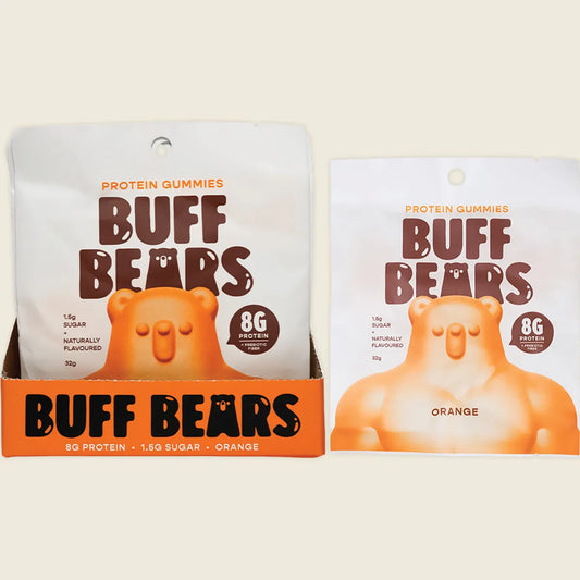 Buff Bears プロテイングミ オレンジ味 12×32g