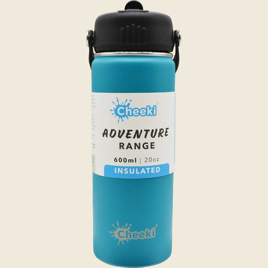 Cheeki Insulated Bottle Adventure Aqua (small) 600ml