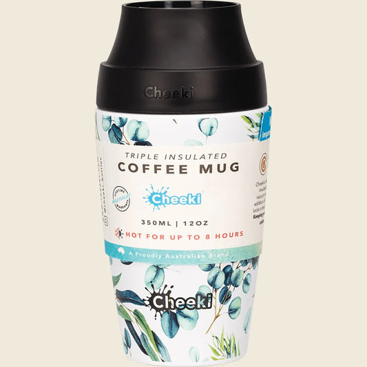 Cheeki Insulated Coffee Mug 3d Watercolour 350ml