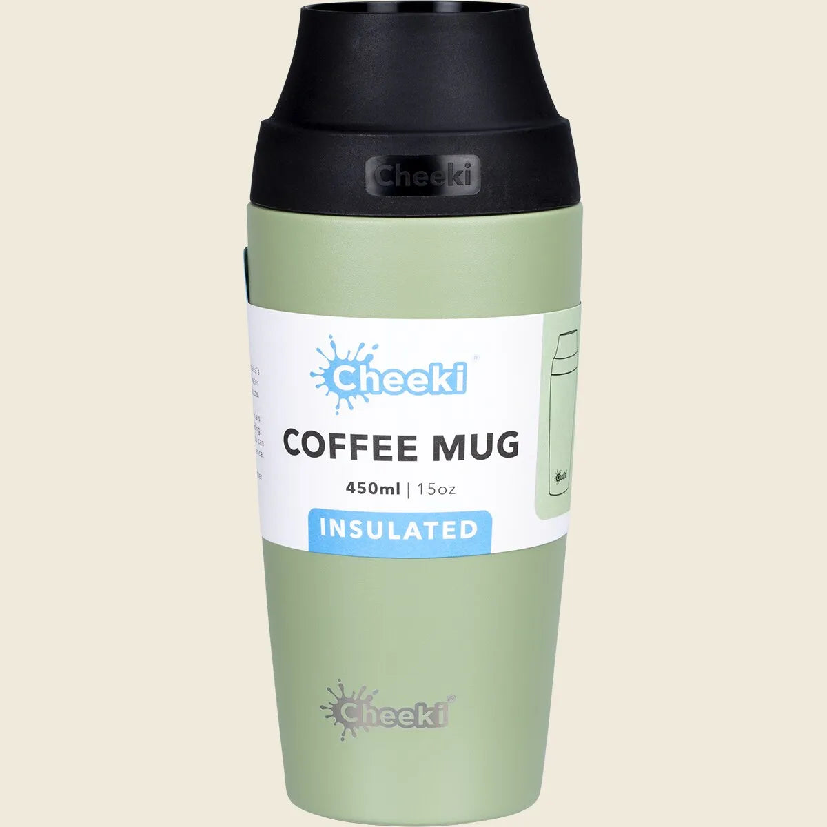 Cheeki Coffee Mug Evergreen 450ml