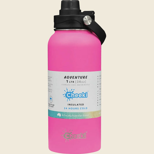 Cheeki Insulated Bottle Adventure Magenta (large) 1000ml