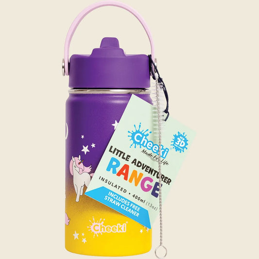 Cheeki Kids Bottle Insulated Unicorn 400ml