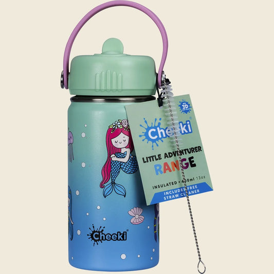 Cheeki Insulated Bottle Kids Mermaid 400ml