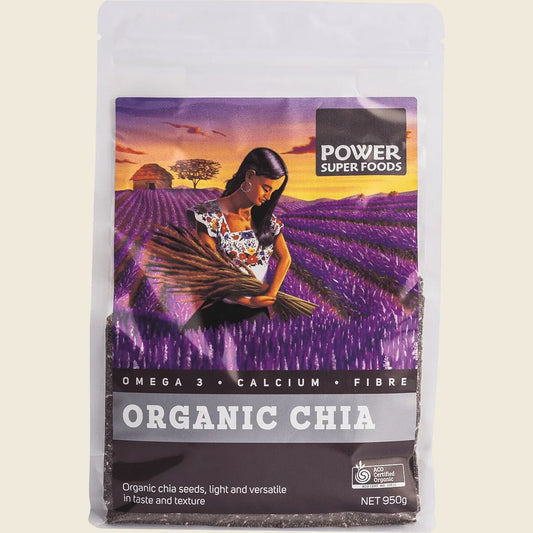 Power Super Foods Chia Seeds Certified Organic 950g