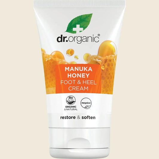 Dr. Organic フット＆ヒールクリーム マヌカハニー 125ml