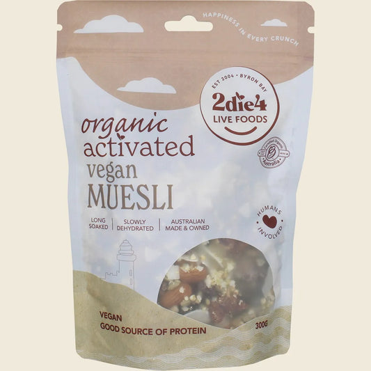 2die4 Live Foods Organic Activated Muesli Vegan 300g