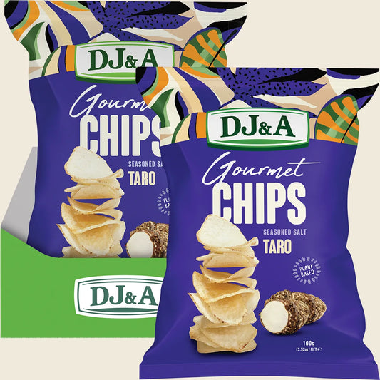 Dj&a グルメチップス タロ味 塩味 5x100g