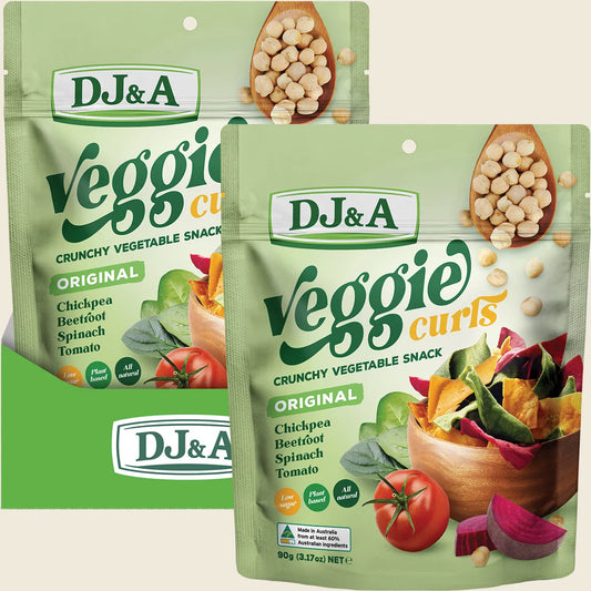 Dj&a  veggieカール オリジナル 9x90g
