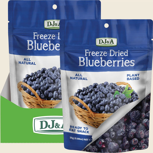 Dj&a Freeze Dried Blueberries 10x25g