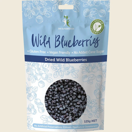 Dr Superfoods Dried Wild Blueberries 125g