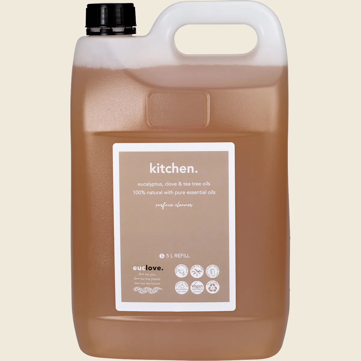 ユークロブ キッチンクリーナー ユーカリ、クローブ＆ティーツリー 5000ml