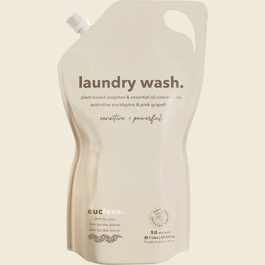 Euclove Laundry Concentrate Refill Eucalyptus & Pink Grapefruit 1000ml