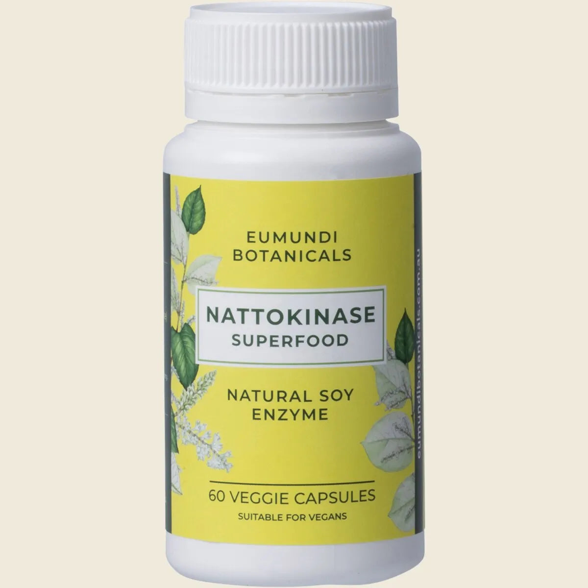 Eumundi Botanicals Nattokinase Natural Soy Enzyme 60 Caps