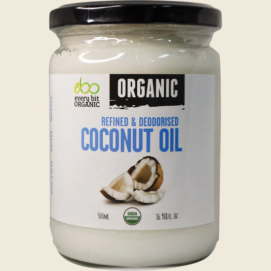Every Bit Organic Coconut Oil Refined & Deodorised 500ml