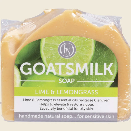 Harmony Soapworks Goat's Milk Soap Lime & Lemongrass 140g