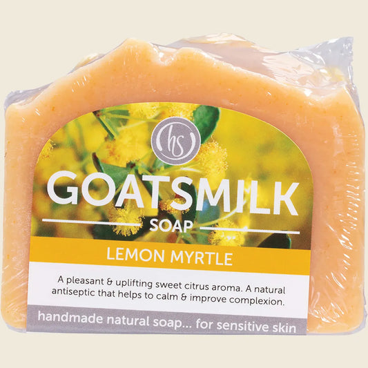 Harmony Soapworks Goat's Milk Soap Lemon Myrtle 140g