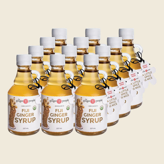 The Ginger People Fiji Ginger Syrup Organic 12x237ml
