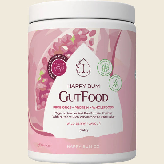 Happy Bum Co Gut Food Wild Berry 374g