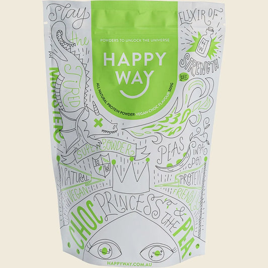 Happy Way Pea Protein Powder Chocolate 500g