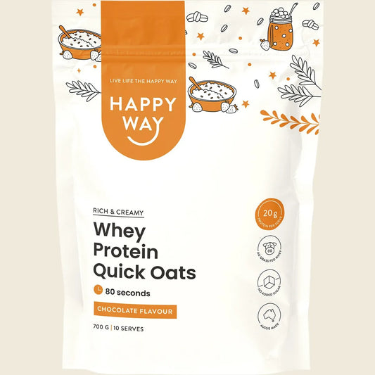Happy Way Whey Protein Quick Oats Chocolate 700g