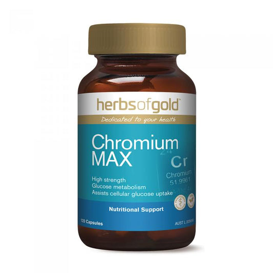 Herbs Of Gold Chromium Max 120c