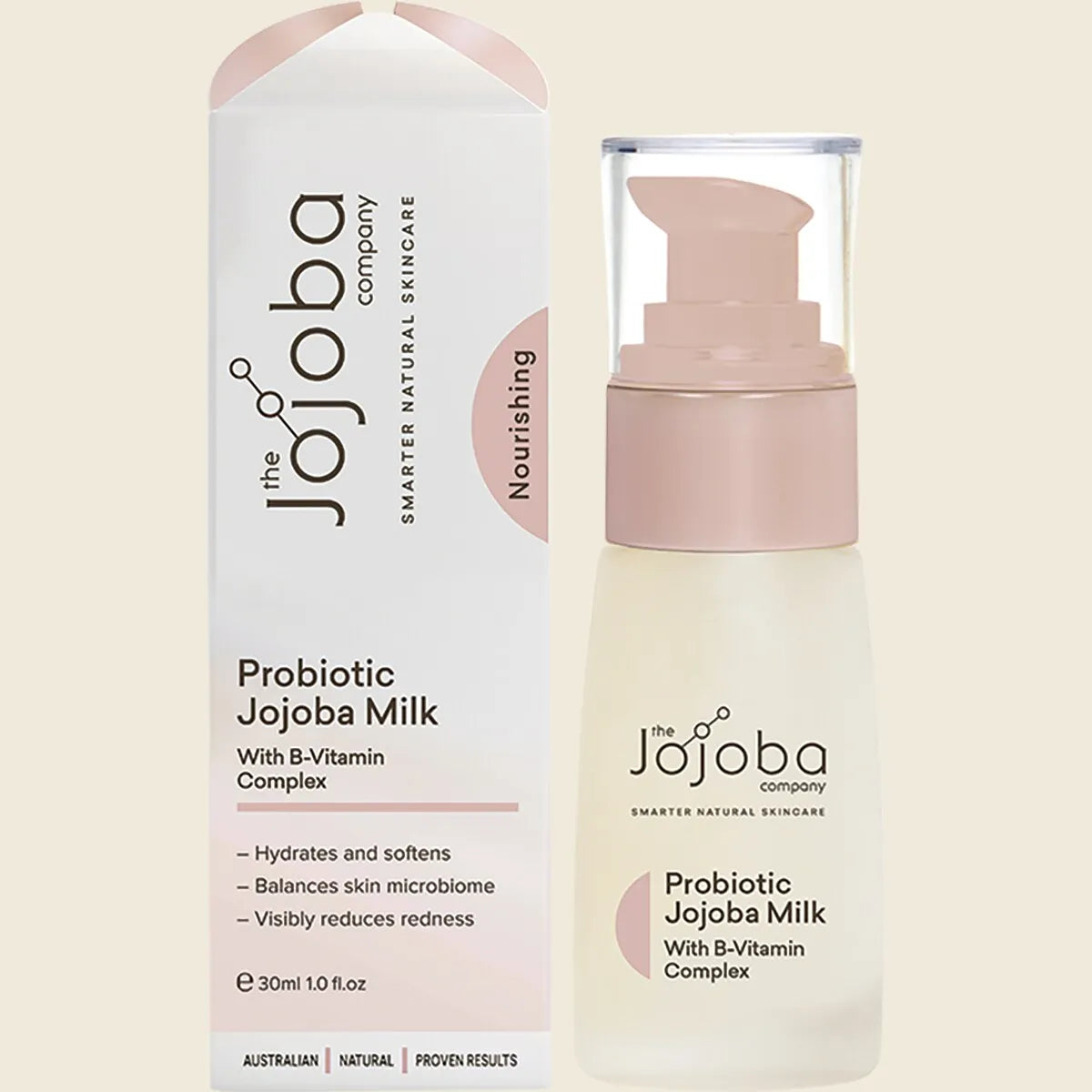 The Jojoba Company Probiotic Jojoba Milk with B-Vitamin Complex 30ml