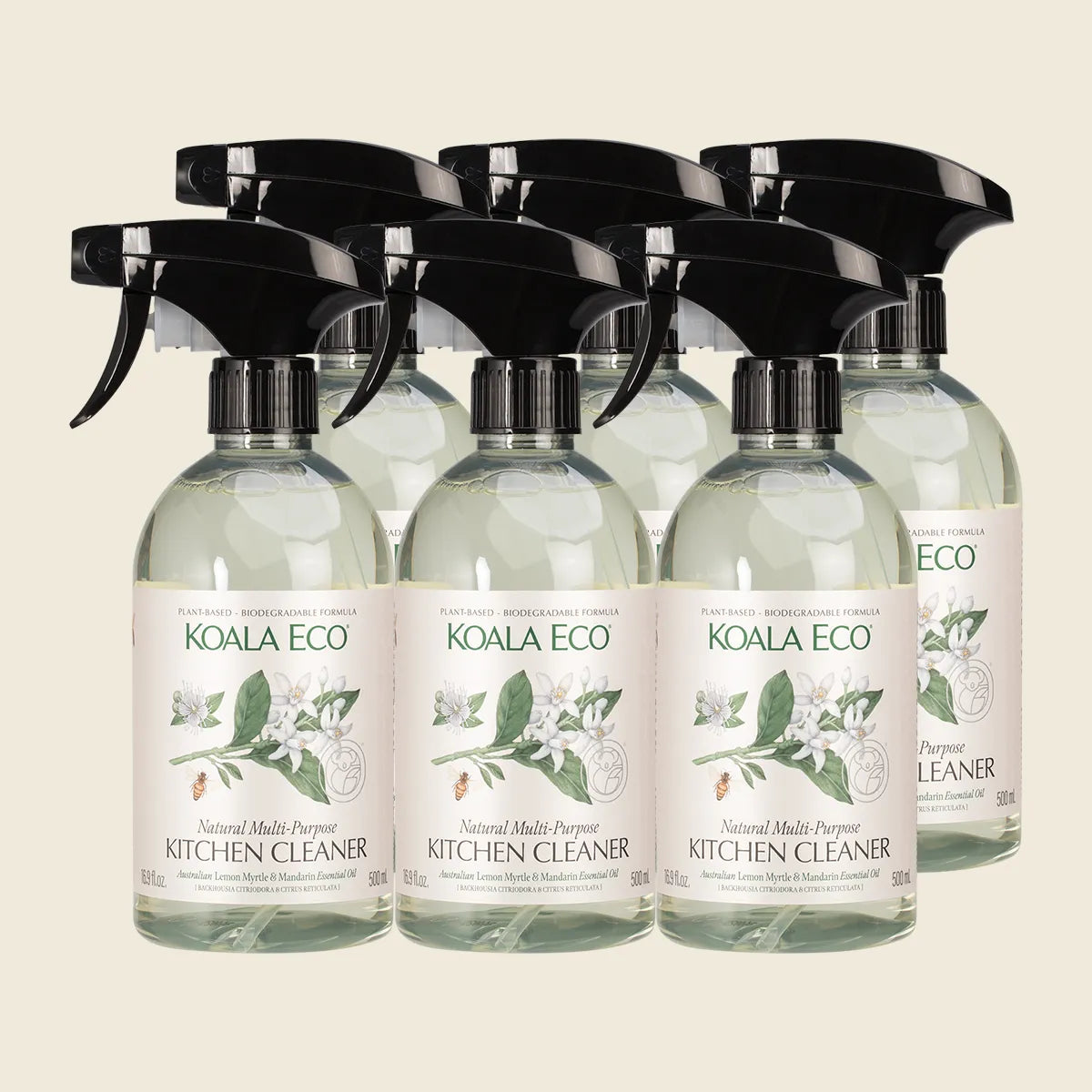 Koala Eco Multi-Purpose Kitchen Cleaner Lemon Myrtle Mandarin 6x500ml