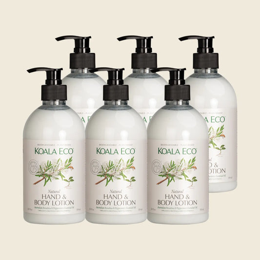 Koala Eco Hand & Body Lotion Rosalina & Peppermint 6x500ml