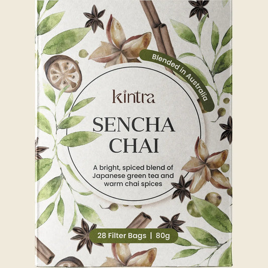 キントラ ブレンドハーブティーバッグ 煎茶チャイ 28袋入り