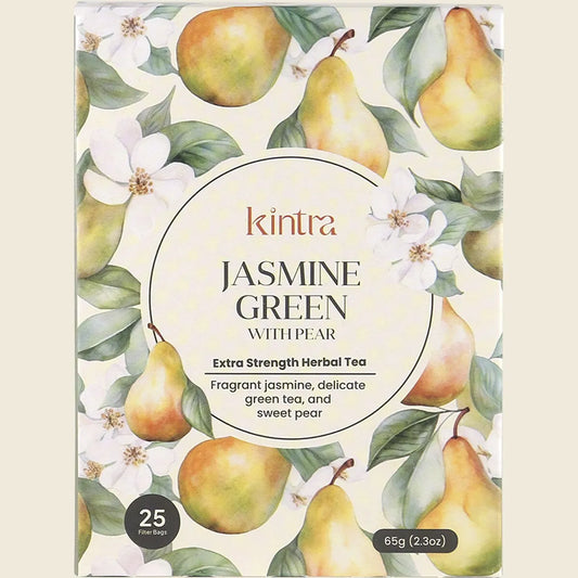 Kintra Blends Herbal Tea Bags Jasmine Green with Pear 25pk
