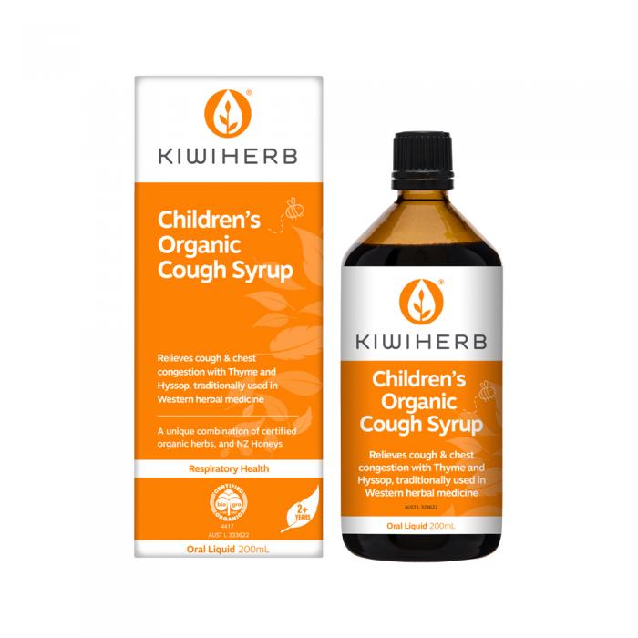Kiwiherb Childrens Organic Cough Syrup Oral Liquid 200ml