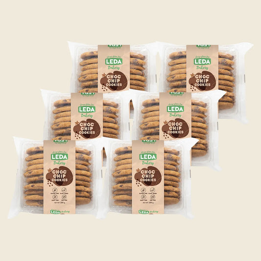 Leda Choc Chip Cookies Bakery Range 6x250g