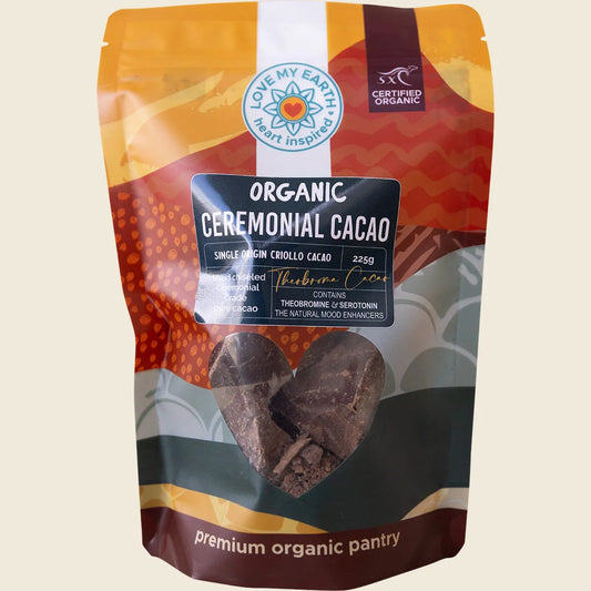 Love My Earth Organic Ceremonial Cacao 225g