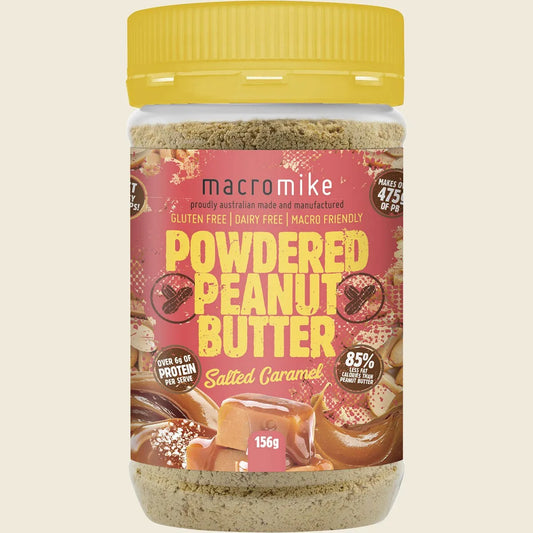 Macro Mike Powdered Peanut Butter Salted Caramel 156g
