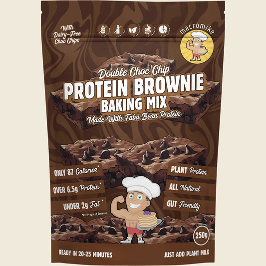 Macro Mike Protein Brownie Baking Mix Double Choc 250g