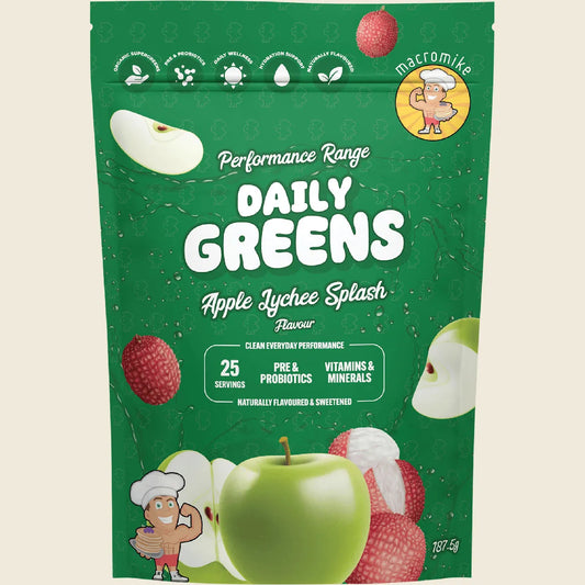 Macro Mike Daily Greens Apple Lychee Splash 187.5g