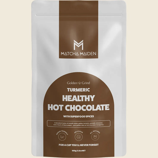 Matcha Maiden Golden Grind Healthy Turmeric Hot Chocolate Blend 100g