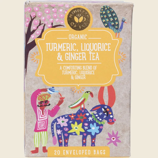 Ministry Of Tea Organic Turmeric, Liquorice & Ginger Tea Tea Bags 20pk