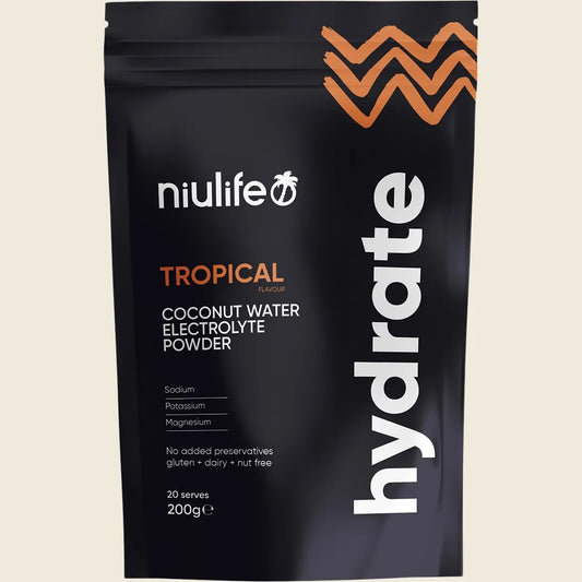 Niulife Hydrate Electrolyte Powder Tropical 200g