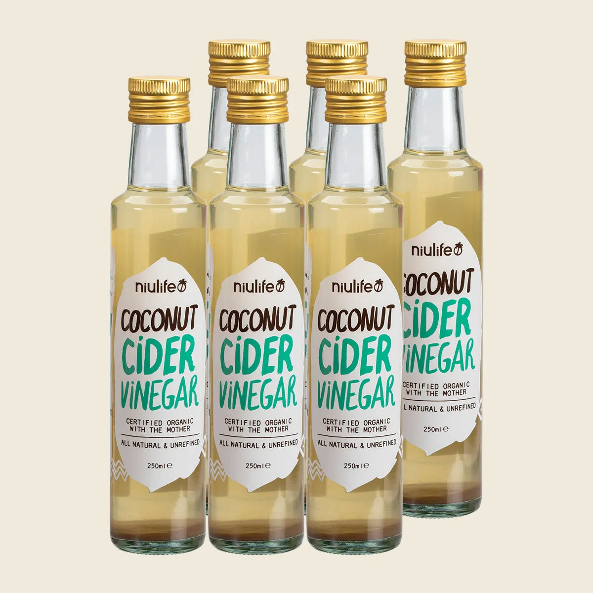 ニューライフ ココナッツシードルビネガー 6x250ml